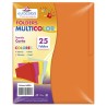 FOLDER EUROCOLORS NEON CARTA NARANJA NEON