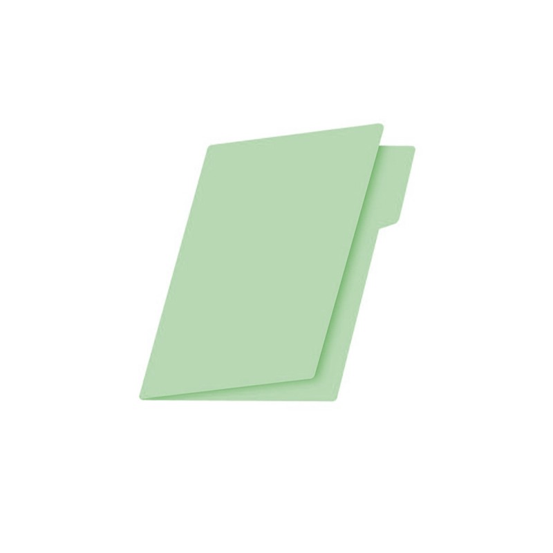 FOLDER OFICIO VERDE PASTEL PAQUETE CON 25