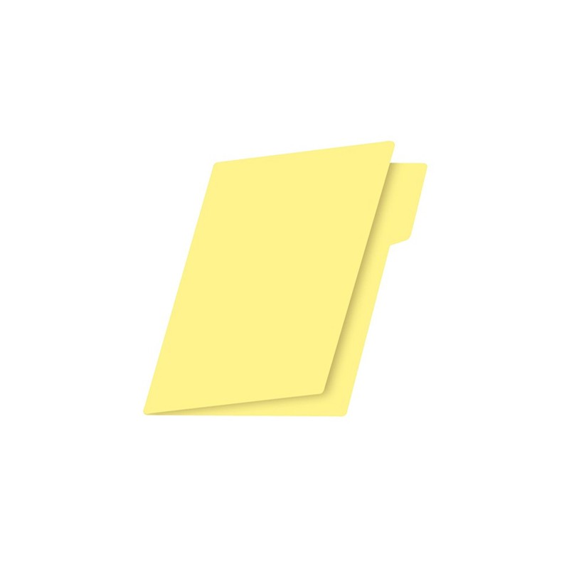 FOLDER OFICIO CANARIO PASTEL PAQUETE CON 25