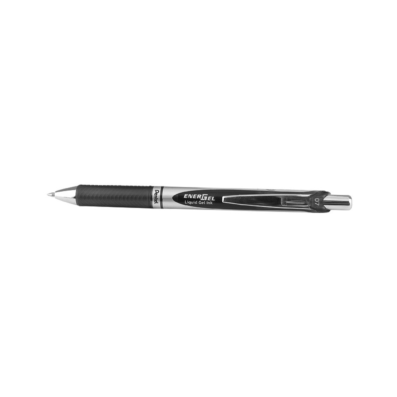 ROLLER RETRACTIL PENTEL ENERGEL BL77-A PUNTO 7 MM. NEGRO