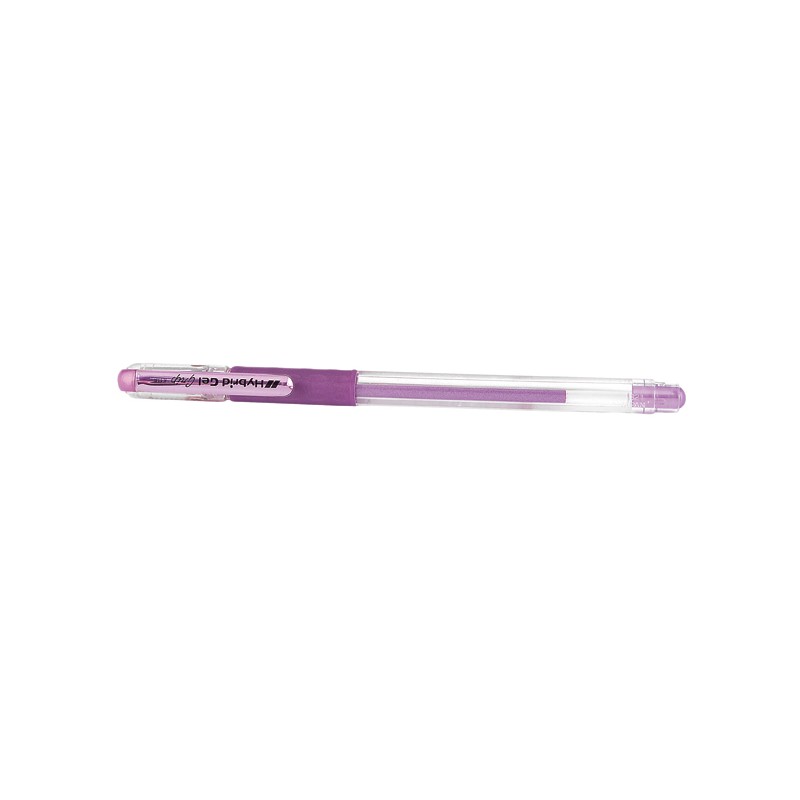 BOLIGRAFO METALICO HYBRID GEL PENTEL K118-MV VIOLETA