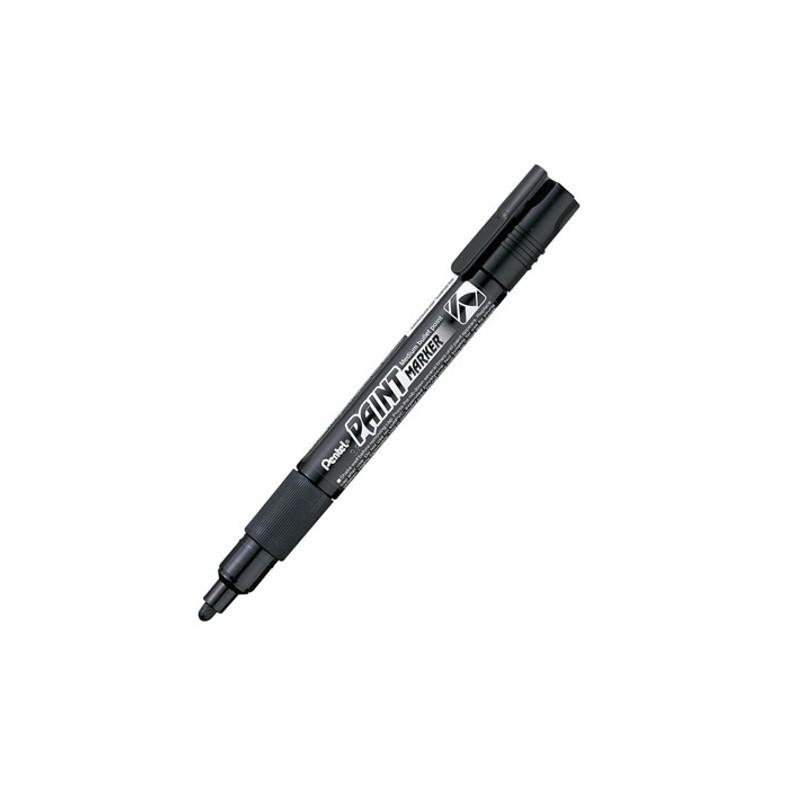 MARCADOR INDUSTRIAL PENTEL MMP20A PUNTA GRUESA NEGRO