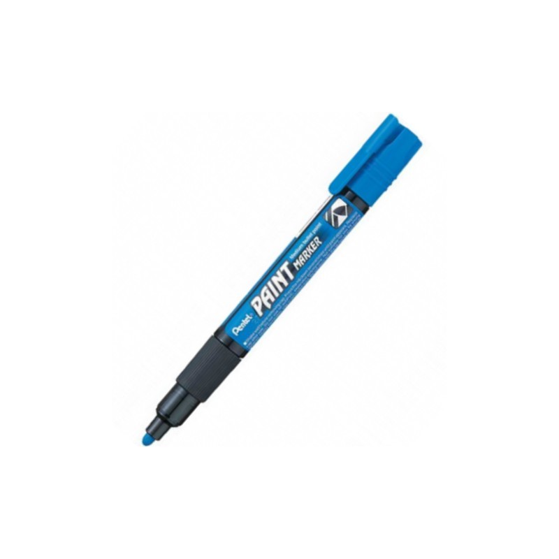 MARCADOR INDUSTRIAL PENTEL MMP20C PUNTA GRUESA AZUL