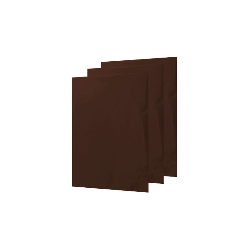 PAPEL CHINA CAFE OBSCURO 50X75 CMS. PAQUETE CON 1,000 PLIEGOS