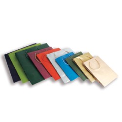 BOLSA PARA REGALO KRAFT JUMBO PLATA PAQUETE CON 10