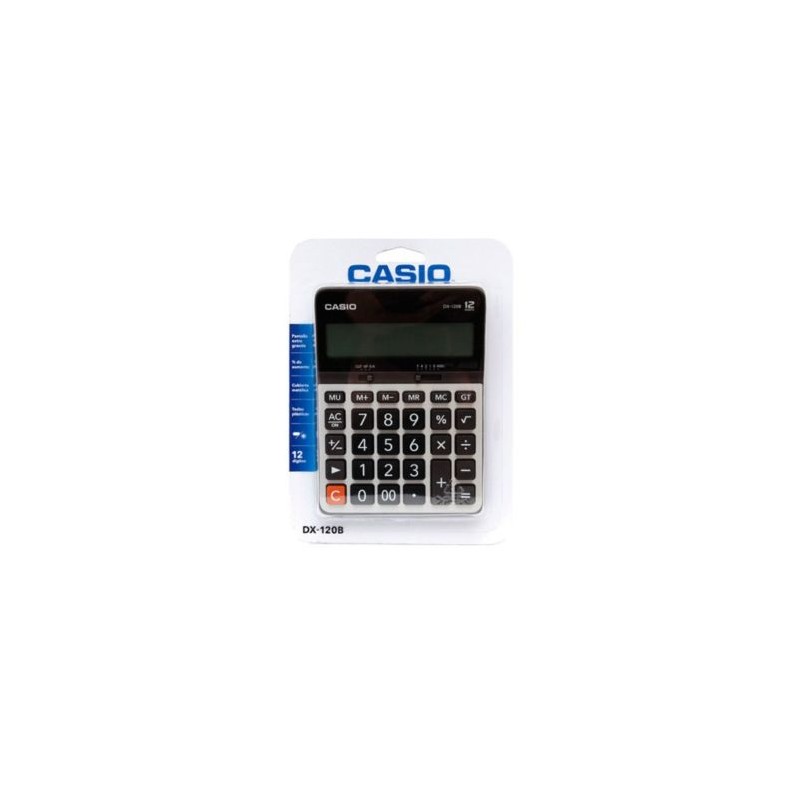 CALCULADORA DE ESCRITORIO CASIO DX-12B 12 DIGITOS