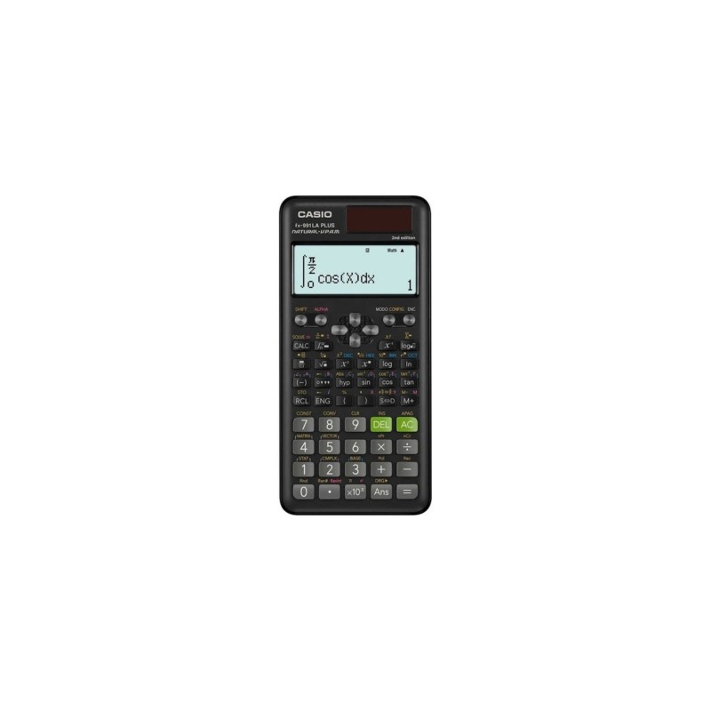 CALCULADORA CIENTIFICA CASIO FX-991LA PLUS NEGRO CON 417 FUNCIONES