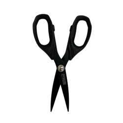 TIJERA TECNOFORM TITANIO D-381 6" MANGO COLOR NEGRO