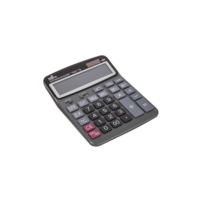 CALCULADORA DE ESCRITORIO DELFOS MOD D-03 12 DIGITOS GRANDE