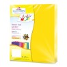 PAPEL BOND EUROCOLORS CARTA AMARILLO NEON  PAQUETE CON 100