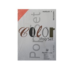 PAPEL BOND COLOR POP SET CARTA SALMON PAQUETE CON 100