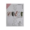 PAPEL BOND COLOR POP SET CARTA ROSA PAQUETE CON 100