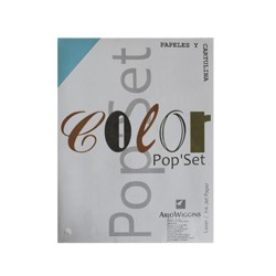 PAPEL BOND COLOR POP SET CARTA TURQUESA PAQUETE CON 100