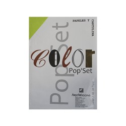 PAPEL BOND COLOR POP SET CARTA VERDE LIMON FLUORESCENTE PAQUETE CON 100