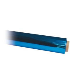 PAPEL METALICO UNIFOIL ROLLO CON 25 MTS  AZUL TURQUEZA ANCHO 61 CMS.