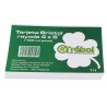 TARJETA BRISTOL T-13 TREBOL 4X6 PULGADAS BLANCA PAQUETE CON 100