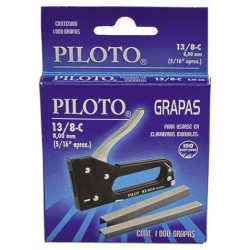 GRAPAS PILOT PARA ENGRAP RT-101S 13/8-C 8MM CAJITA CON 1,000