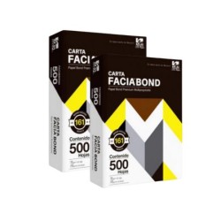 PAPEL BOND COPAMEX FACIA BLANCO CARTA 37 KGS. PAQUETE CON 500