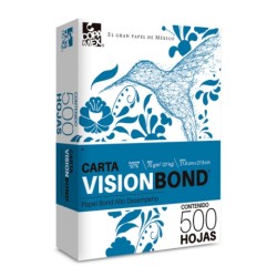 PAPEL BOND COPAMEX VISION BLANCO CARTA 37 KGS. PAQUTE CON 500