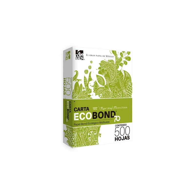 PAPEL BOND COPAMEX ECOBOND 70 BLANCO CARTA 35 KGS. PAQUETE CON 500