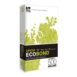 PAPEL BOND COPAMEX ECOBOND BLANCO OFICIO 50 KGS. PAQUETE CON 500
