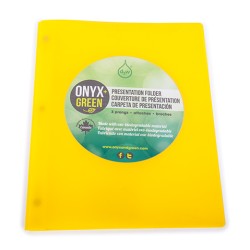 FOLDER 3 BROCHES ONYX+GREEN 6001 BIODEGRADABLE COLORES SURTIDOS