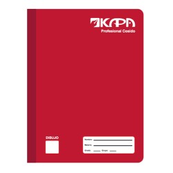 CUADERNO PROFESIONAL COSIDO KAPA COLORES 100 HOJAS BLANCO