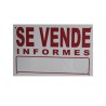 LETRERO ACRILICO 20X30 CMS. SE VENDE