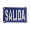 LETRERO ACRILICO 20X30 CMS. SALIDA