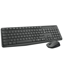 TECLADO INALAMBRICO LOGITECH MK235 NEGRO KIT CON MOUSE
