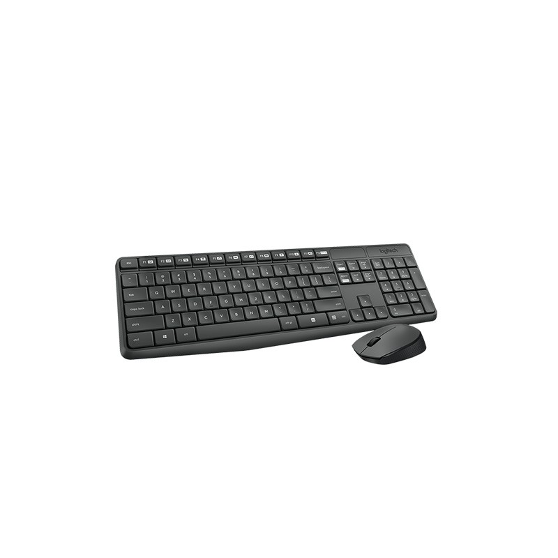 TECLADO INALAMBRICO LOGITECH MK235 NEGRO KIT CON MOUSE