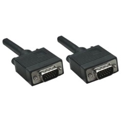 CABLE CONEXION SVGA MANHATTAN 371315 MONITOR 5MM  HD15M-M 1.8 METROS COLOR NEGRO