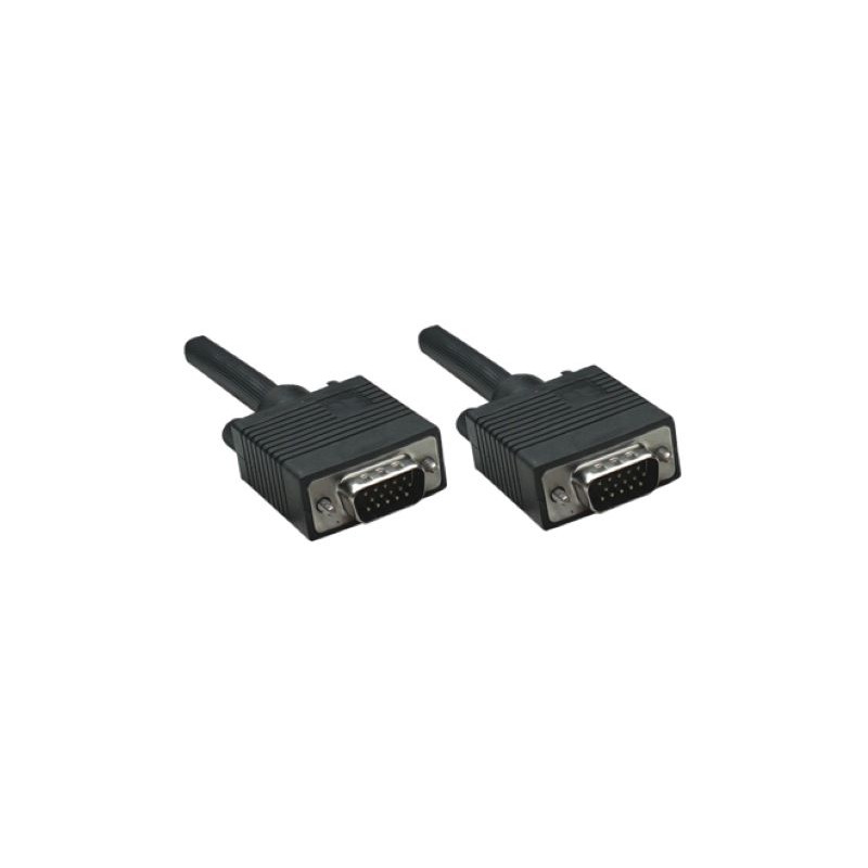CABLE CONEXION SVGA MANHATTAN 371315 MONITOR 5MM  HD15M-M 1.8 METROS COLOR NEGRO