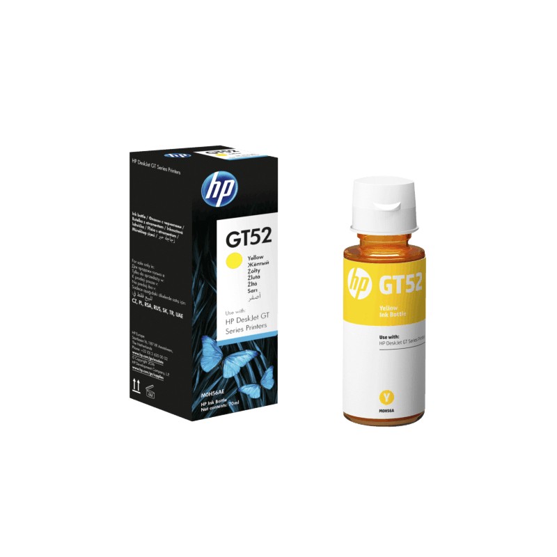 BOTELLA TINTA HP GT52 M0H56AL AMARILLO 70ML