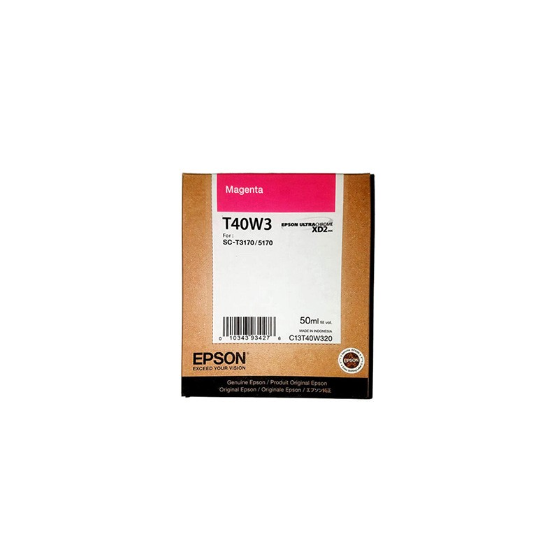 CARTUCHO INKJET EPSON T40W320 ULTRA CHROME SCT3170 MAGENTA