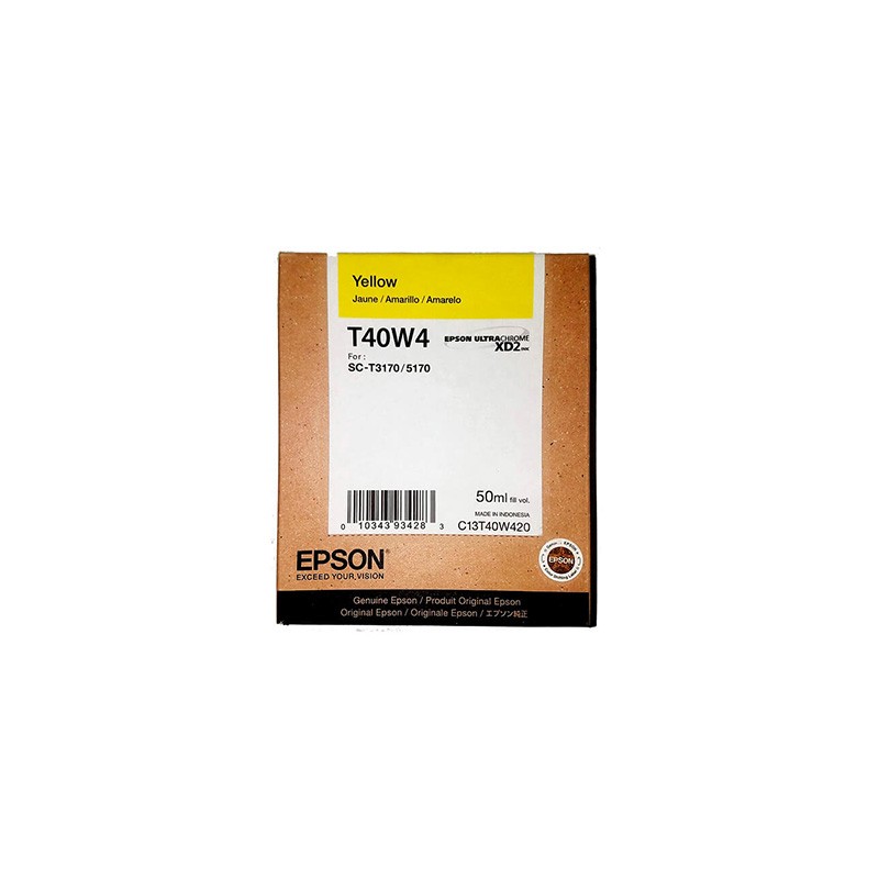 CARTUCHO INKJET EPSON T40W420 ULTRA CHROME SCT3170 AMARILLO