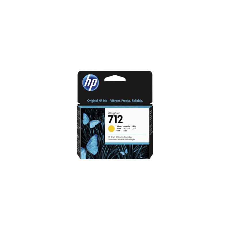 CARTUCHO INKJET HP 712 3ED69A AMARILLO