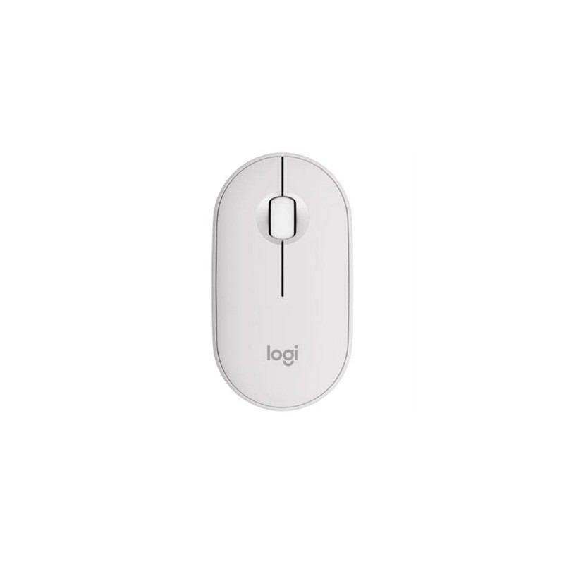 MOUSE INALAMBRICO LOGITECH M350 PEBBLE 2 BLANCO