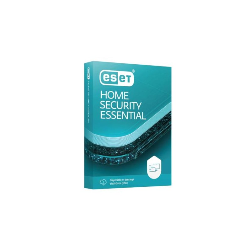 SOFTWARE ESET HOME SECURITY ESSENTIAL ANTIVIRUS 1 ANO 10 USUARIOS CAJA