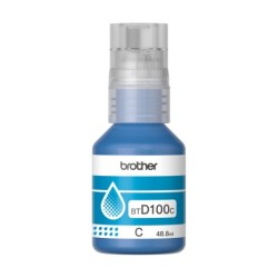 BOTELLA TINTA BROTHER BTD-100C CYAN