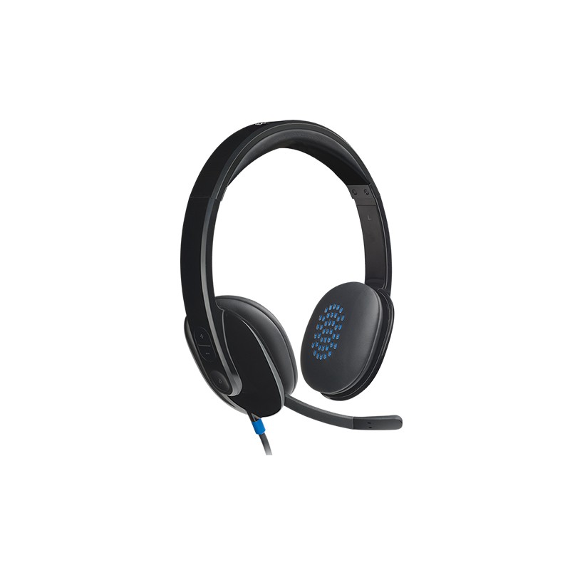 AUDIFONO DIADEMA CON MICROFONO LOGITECH H540 NEGRO