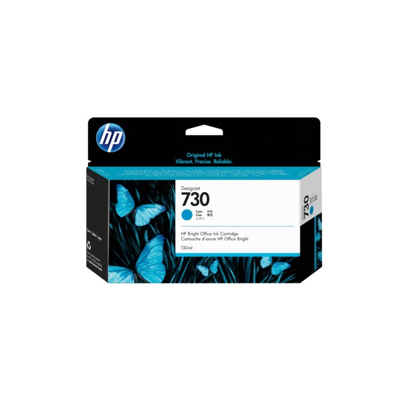 CARTUCHO INKJET HP 730 DESIGNJET P2V62A CYAN