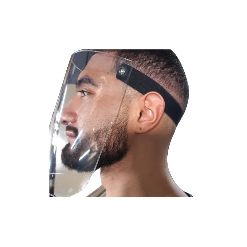 CARETA PROTECTORA FACIAL PVC 20X28X0.520 CON ELASTICO