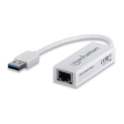 CABLE CONEXION MANHATTAN 506847 USB-A 3.0 A ETHERNET RJ45 GIGABIT