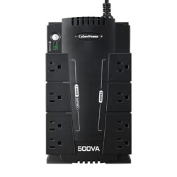 NO BREAK CYBERPOWER STANDBY CP550SLG 550VA 330W DE ESCRITORIO COLOR NEGRO