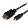 CABLE CONEXION STARTECH A8400GI HDMI A MICRO HDMI MACHO/MACHO 3 METROS COLOR NEGRO