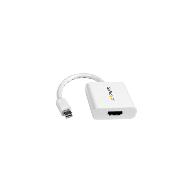CABLE CONEXION STARTECH A8400EC MDP2HDW  MINIDISPLAY PORT DP A HDMI COLOR BLANCO