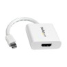 CABLE CONEXION STARTECH A8400EC MDP2HDW  MINIDISPLAY PORT DP A HDMI COLOR BLANCO