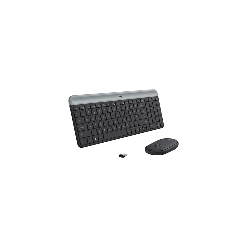 TECLADO INALAMBRICO LOGITECH MK470 NEGRO KIT CON MOUSE