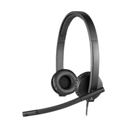 AUDIFONO DIADEMA CON MICROFONO LOGITECH H570 NEGRO